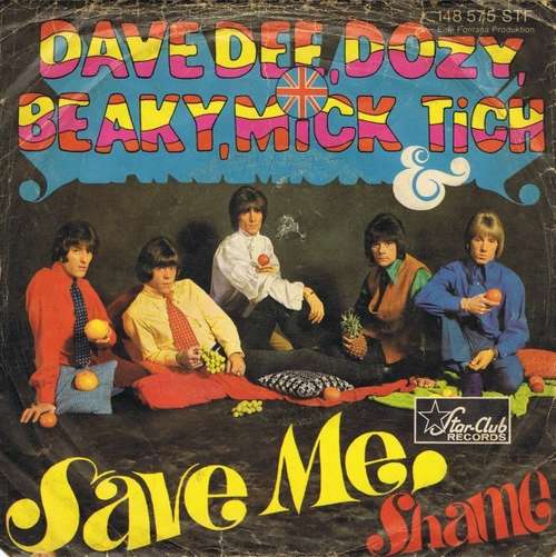 Cover Dave Dee, Dozy, Beaky, Mick & Tich - Save Me (7, Single) Schallplatten Ankauf