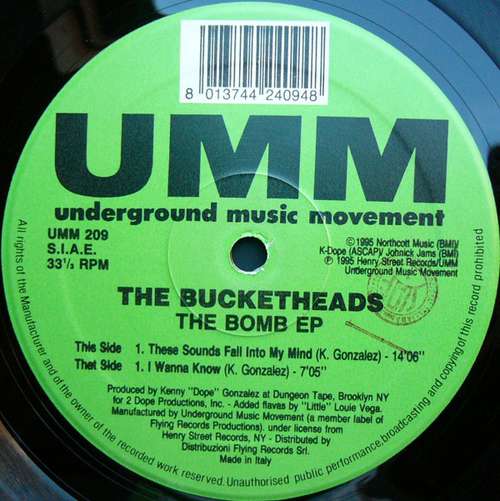 Cover The Bucketheads - The Bomb EP (12, EP) Schallplatten Ankauf