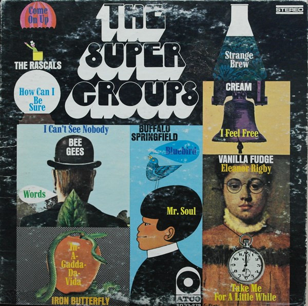Cover Various - The Super Groups (LP, Comp, MO) Schallplatten Ankauf