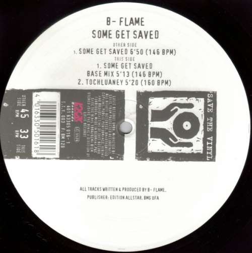 Cover B-Flame - Some Get Saved (12, Ove) Schallplatten Ankauf