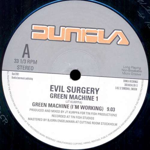 Cover Evil Surgery - Green Machine 1 (12) Schallplatten Ankauf