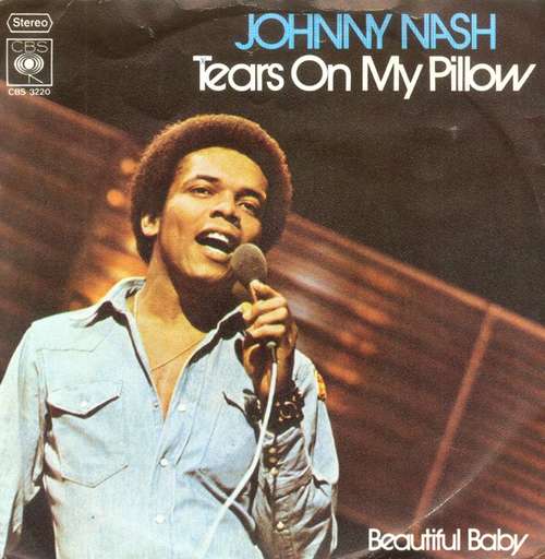 Cover Johnny Nash - Tears On My Pillow (7, Single) Schallplatten Ankauf