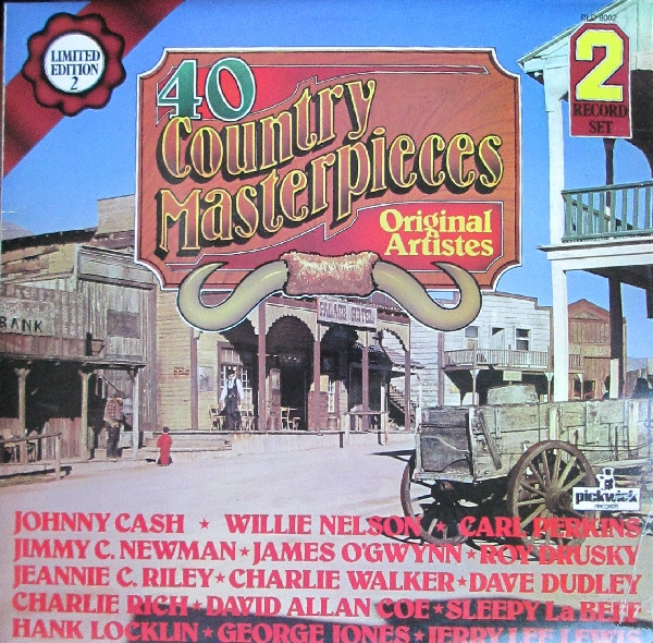 Cover Various - 40 Country Masterpieces (2xLP, Comp, Ltd) Schallplatten Ankauf