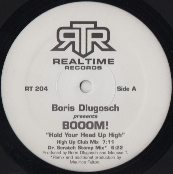 Cover Boris Dlugosch Presents Booom! - Hold Your Head Up High (12) Schallplatten Ankauf