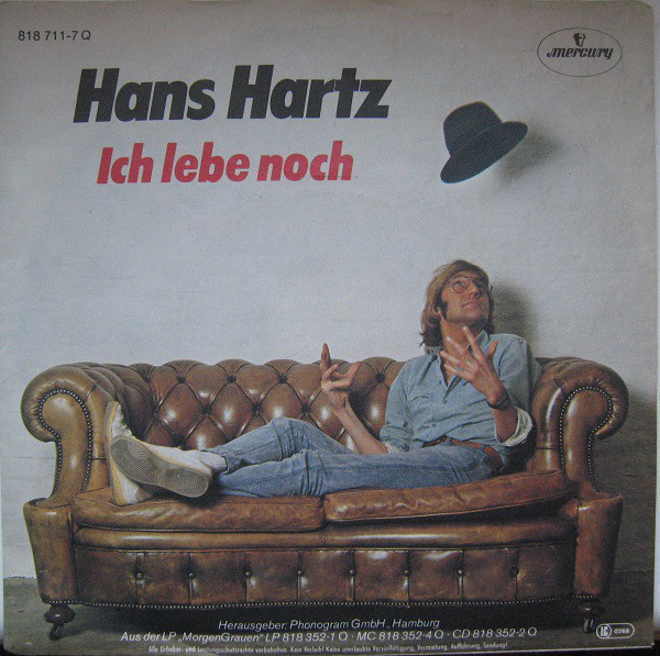 Cover Hans Hartz - Ich Lebe Noch (7, Single) Schallplatten Ankauf