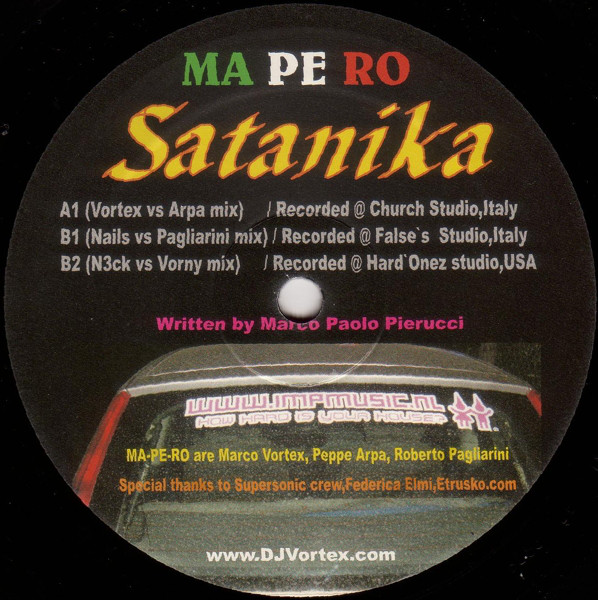 Cover Ma-Pe-Ro - Satanika (12) Schallplatten Ankauf