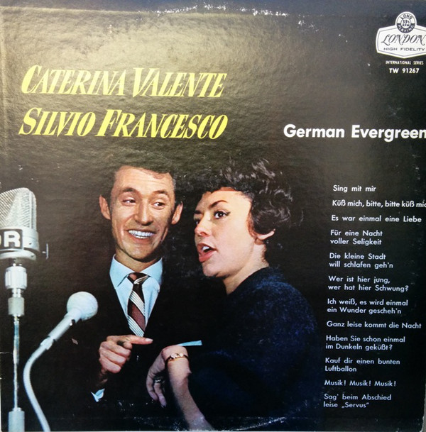 Cover Caterina Valente, Silvio Francesco - German Evergreens (LP, Mono) Schallplatten Ankauf