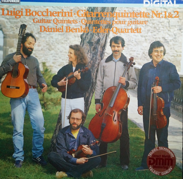 Bild Luigi Boccherini - Dániel Benkő • Eder-Quartett* - Gitarrenquintette Nr.1&2 • Guitar Quintets • Quintettes Pour Guitarre (LP, Album) Schallplatten Ankauf