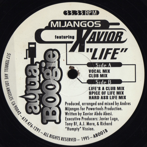 Cover Mijangos* Featuring Xavior - Life (12) Schallplatten Ankauf