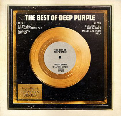 Cover Deep Purple - The Best Of Deep Purple (LP, Comp, RE, Yel) Schallplatten Ankauf