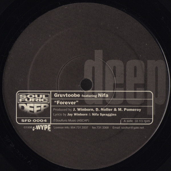 Cover Gruvtoobe Featuring Nifa* - Forever (12, Bla) Schallplatten Ankauf
