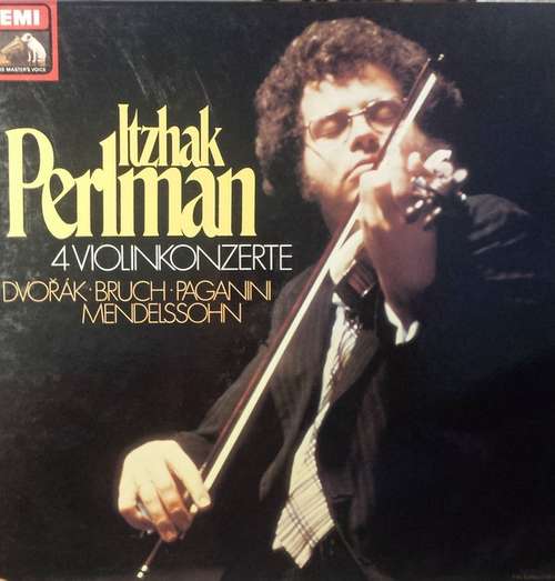 Cover Itzhak Perlman, The London Philharmonic Orchestra, Lawrence Foster - 4 Violinkonzerte, Dvorak, Bruch, Paganini, Mendelssohn (3xLP, Album) Schallplatten Ankauf