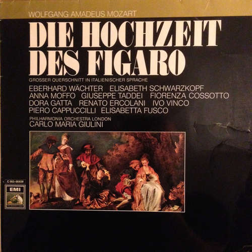 Cover Wolfgang Amadeus Mozart - Die Hochzeit Des Figaro (Grosser Querschnitt) (LP) Schallplatten Ankauf