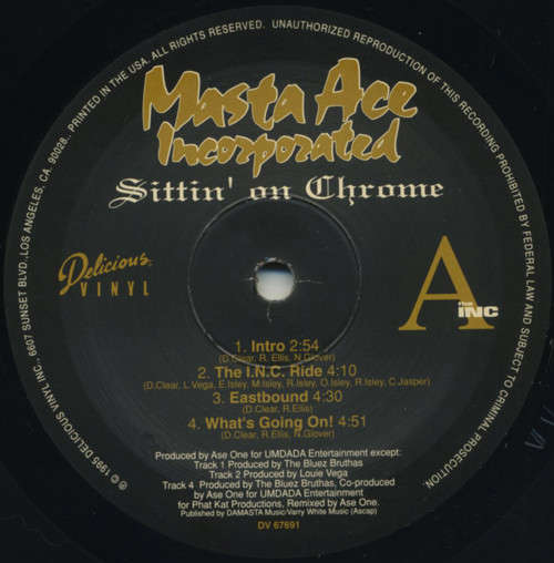 Cover Masta Ace Incorporated - Sittin' On Chrome (2xLP, Album, RE) Schallplatten Ankauf