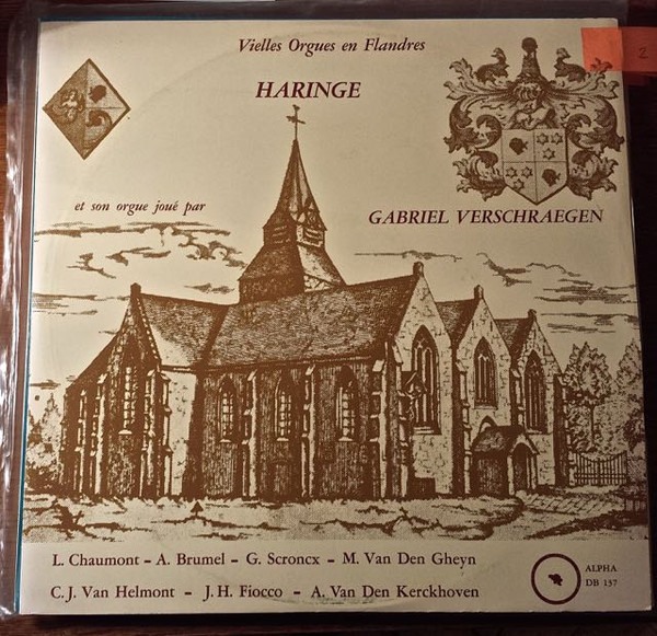 Bild Gabriël Verschraegen - Vielles Orgues En Flandre - Haringe (LP) Schallplatten Ankauf