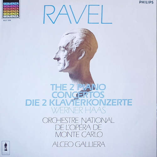 Cover Ravel* - Werner Haas, Alceo Galliera, Monte Carlo Opera Orchestra* - The 2 Piano Concertos - Die 2 Klavierkonzerte (LP, RE) Schallplatten Ankauf