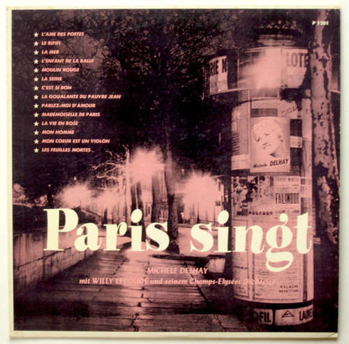 Cover Michele Delhay* Avec Willy Lecoude Et Son Orchestre Des Champs-Elysées - Paris Singt (LP, Album, Mono) Schallplatten Ankauf
