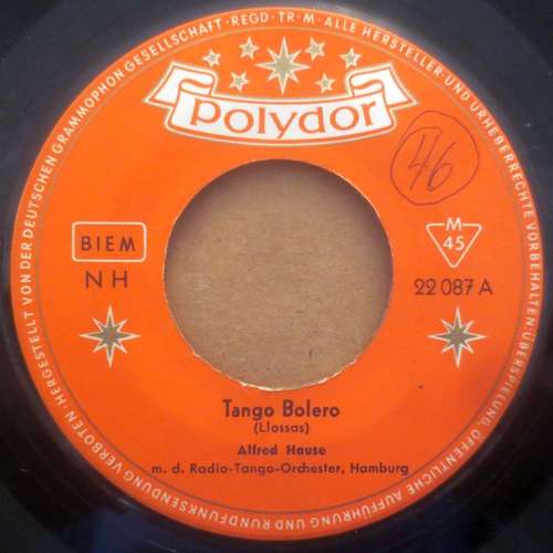 Cover Alfred Hause - Tango Bolero (7, Single) Schallplatten Ankauf