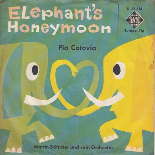 Cover Martin Böttcher & Sein Orchester - Elephant's Honeymoon (7, Single) Schallplatten Ankauf