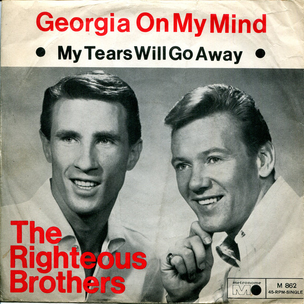 Cover The Righteous Brothers - Georgia On My Mind (7, Single) Schallplatten Ankauf