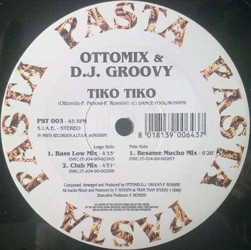 Cover Ottomix & D.J. Groovy* - Tiko Tiko (12) Schallplatten Ankauf