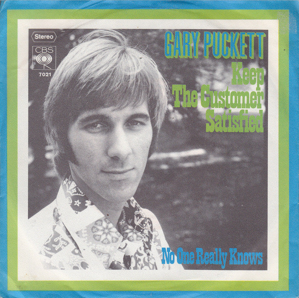 Cover Gary Puckett - Keep The Customer Satisfied (7, Single) Schallplatten Ankauf