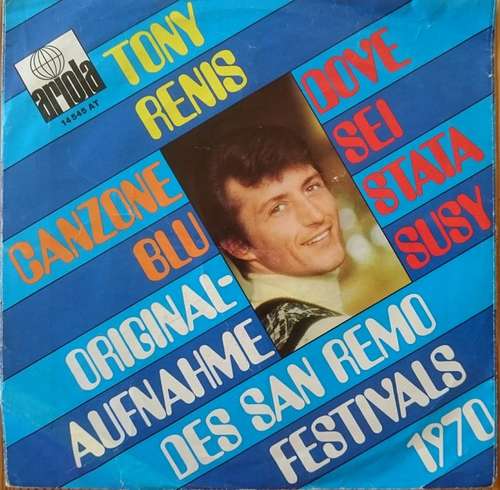 Cover Tony Renis - Canzone Blu (7) Schallplatten Ankauf