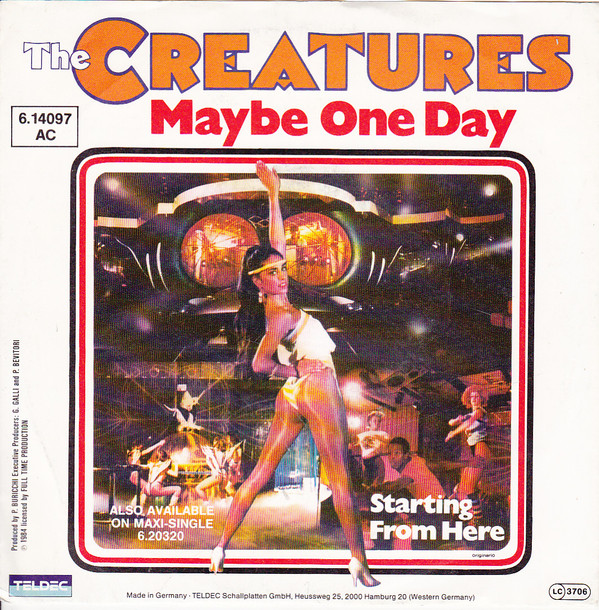 Cover The Creatures (2) - Maybe One Day / Starting From Here (7, Single, Promo) Schallplatten Ankauf