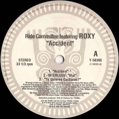 Cover Ride Committee* Featuring Roxy - Accident (12) Schallplatten Ankauf