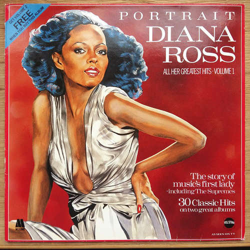 Cover Diana Ross - Portrait - All Her Greatest Hits Volume 1 & 2 (2xLP, Album, Comp, RE) Schallplatten Ankauf