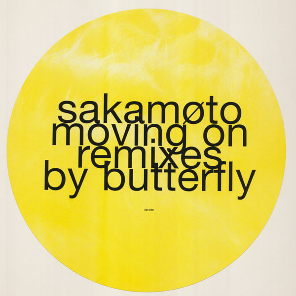 Cover Ryuichi Sakamoto - Moving On - Remixes By Butterfly (12, Promo) Schallplatten Ankauf