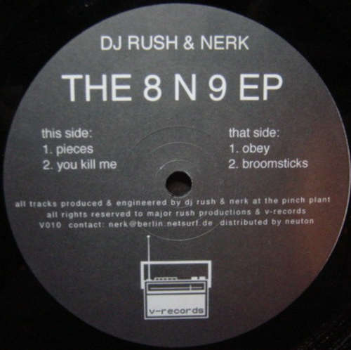 Cover DJ Rush & Nerk - The 8 N 9 EP (12, EP) Schallplatten Ankauf