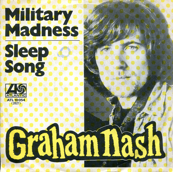 Cover Graham Nash - Military Madness (7, Single) Schallplatten Ankauf