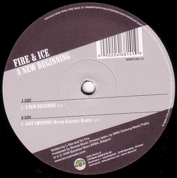 Cover Fire & Ice - A New Beginning (12) Schallplatten Ankauf