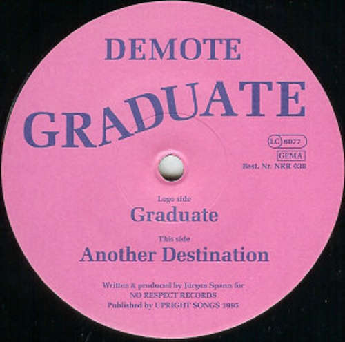 Cover Demote - Graduate (12) Schallplatten Ankauf