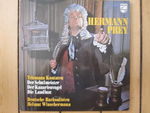 Cover Telemann*, Deutsche Bachsolisten, Helmut Winschermann, Hermann Prey - Telemann Kantaten (LP) Schallplatten Ankauf