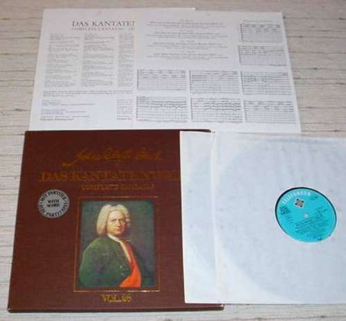 Cover Joh. Sebast. Bach* - Gustav Leonhardt - Das Kantatenwerk • Complete Cantatas • Les Cantates - Vol. 28 - BWV 111-114 (2xLP, Box) Schallplatten Ankauf