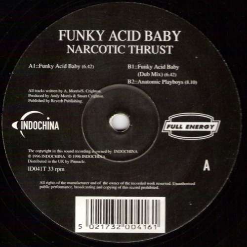 Cover Narcotic Thrust - Funky Acid Baby (12) Schallplatten Ankauf
