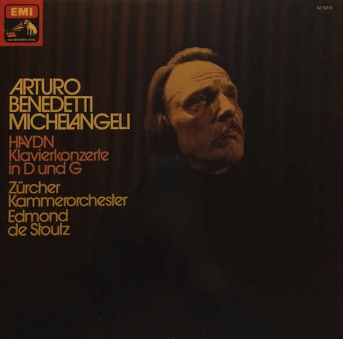 Cover Arturo Benedetti Michelangeli, Zürcher Kammerorchester, Edmond De Stoutz - Haydn - Klavierkonzerte In D Und G (LP, Album, Club) Schallplatten Ankauf