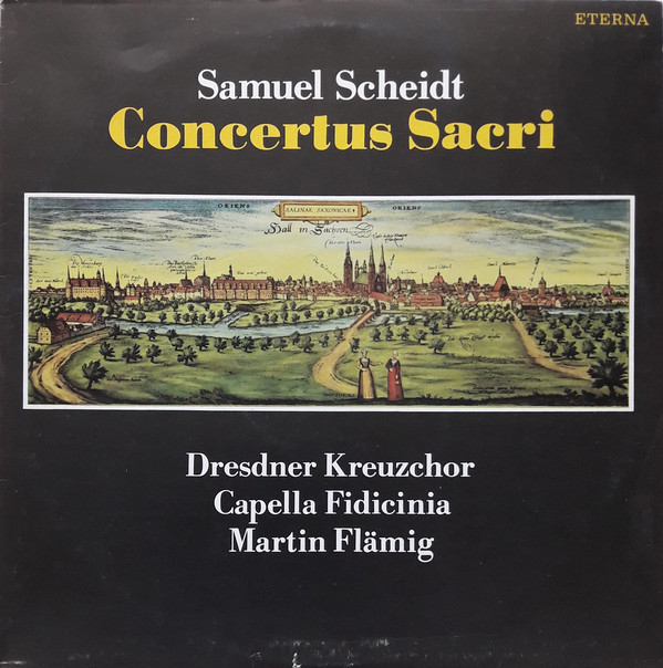 Cover Samuel Scheidt, Dresdner Kreuzchor, Capella Fidicinia, Martin Flämig - Concertus Sacri (LP) Schallplatten Ankauf