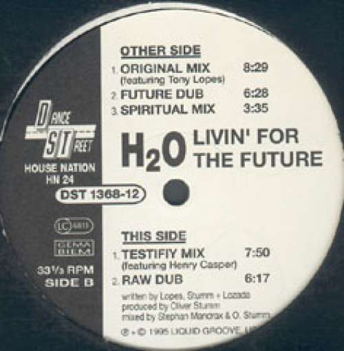 Cover H2O - Livin' For The Future (12) Schallplatten Ankauf