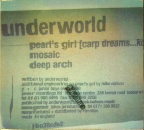 Bild Underworld - Pearl's Girl (Carp Dreams...Koi) (2xCD, Single) Schallplatten Ankauf
