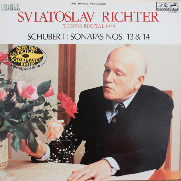 Cover Schubert*, Sviatoslav Richter - Sonatas Nos. 13 & 14 - Tokyo Recital 1979 (LP, Club) Schallplatten Ankauf