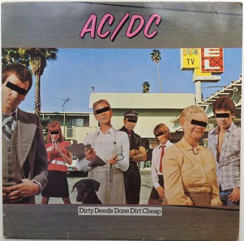 Cover AC/DC - Dirty Deeds Done Dirt Cheap (LP, Album) Schallplatten Ankauf