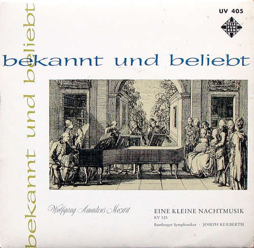 Cover Wolfgang Amadeus Mozart - Joseph Keilberth - Bamberger Symphoniker - Eine Kleine Nachtmusik (7) Schallplatten Ankauf