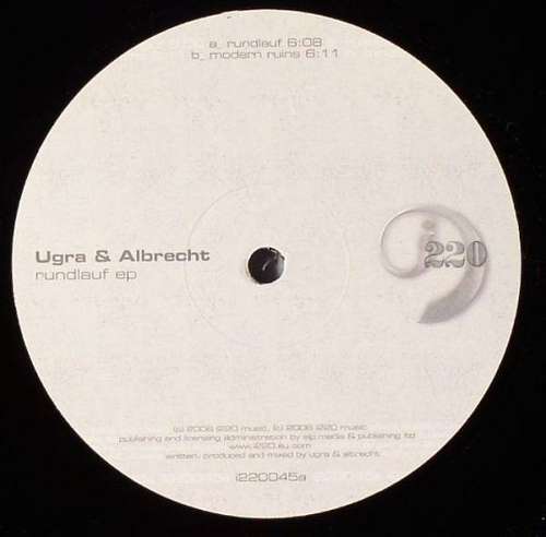 Cover Ugra & Albrecht - Rundlauf EP (12, EP) Schallplatten Ankauf