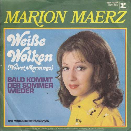 Cover Marion Maerz - Weiße Wolken (Velvet Mornings) (7, Single) Schallplatten Ankauf