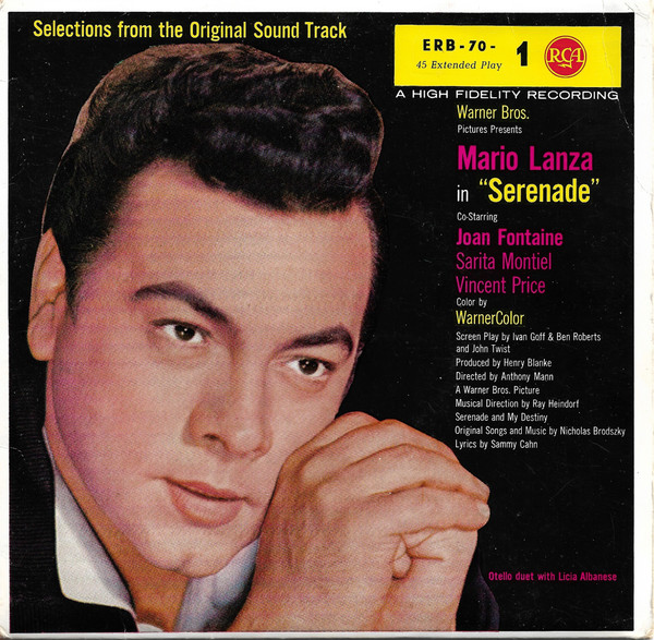 Cover Mario Lanza - Serenade (7, EP) Schallplatten Ankauf