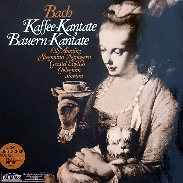 Cover J.S. Bach*, E. Ameling*, G. English*, S. Nimsgern*, Collegium Aureum - Bauern-Kantate / Kaffee-Kantate / (LP) Schallplatten Ankauf