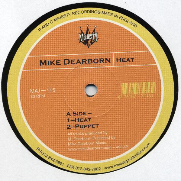 Cover Mike Dearborn - Heat (12) Schallplatten Ankauf
